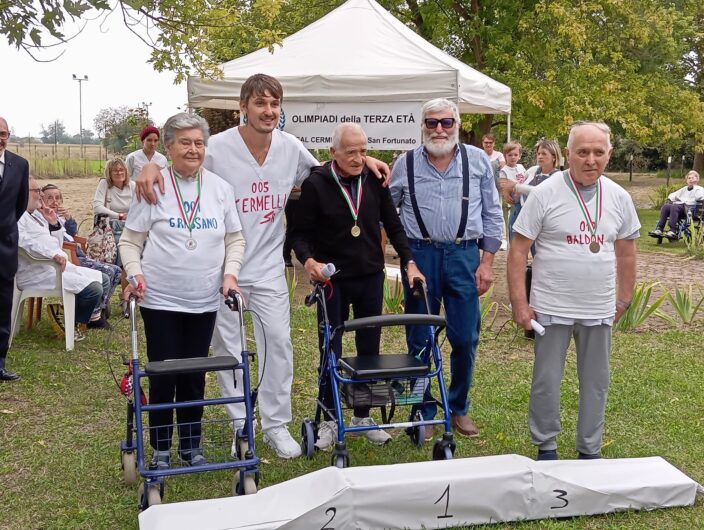 A Casal Cermelli le Olimpiadi della Terza Età: un pomeriggio di festa per gli anziani di Villa S. Fortunato